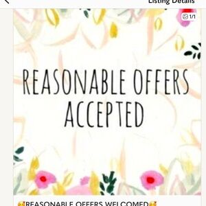 Will accept reasonable offers